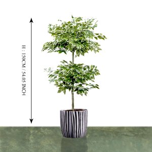 Artificial Two Story Ficus Tree