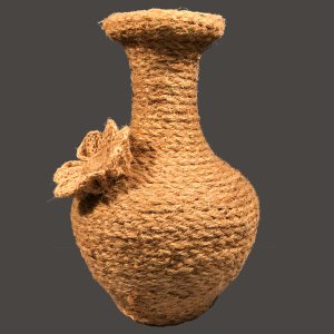 ගෝනිලනු වලින් ඔතපු මැටි පෝච්චිය -Small