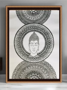 Mandala Art Of Lord Buddha