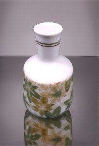 bottle and cups