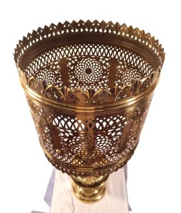 Hand made Brassware table lamp