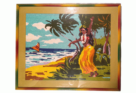 African Girl & Sea