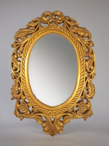 Mirror with carved ornamentation (Without mirror)