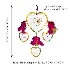 Dream catcher  (big heart shape )