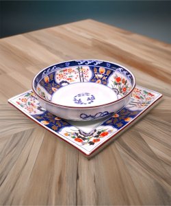 Soup bowl and plate