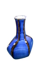 BLUE TO PURPLE PORCELAIN VASE
