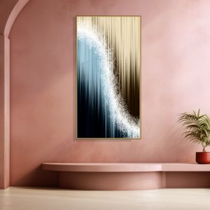 Crystal porcelain painting