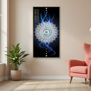 Crystal porcelain painting