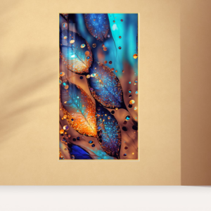 Crystal porcelain painting