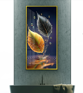 Crystal porcelain painting