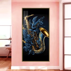 Crystal porcelain painting