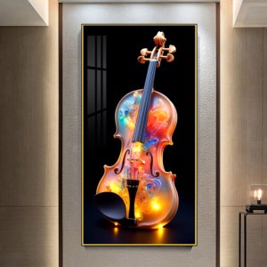 Crystal porcelain painting