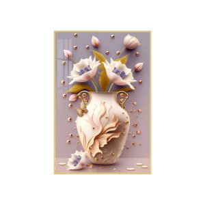 Crystal porcelain painting