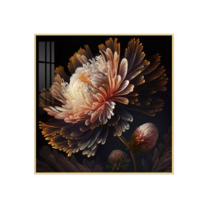 Crystal porcelain painting