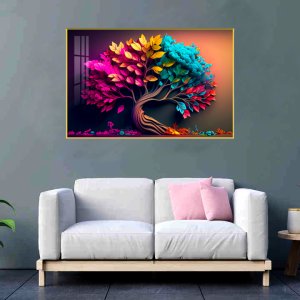 Crystal porcelain painting