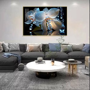 Crystal porcelain painting
