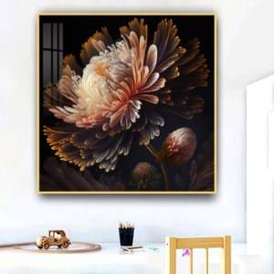 Crystal porcelain painting