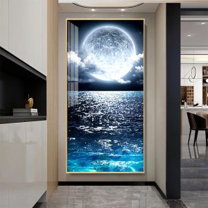 Crystal porcelain painting