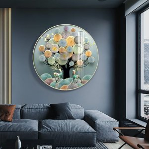 Crystal porcelain painting