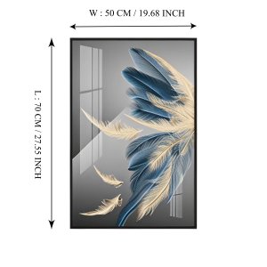 Crystal porcelain painting