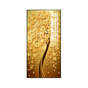 Crystal porcelain painting