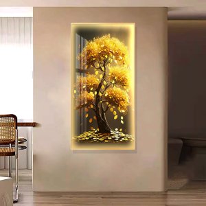 Crystal porcelain painting