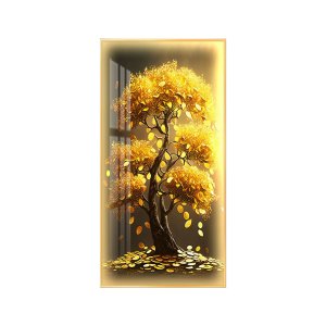 Crystal porcelain painting