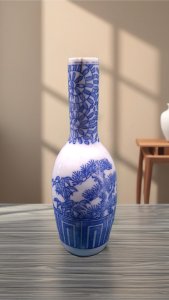 small bottle vase
