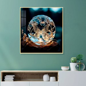 Crystal  porcelain  painting