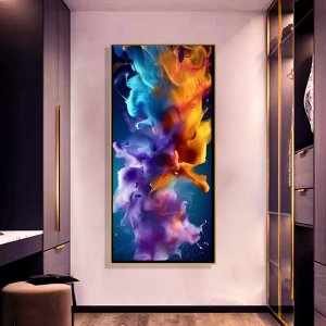 Crystal porcelain painting