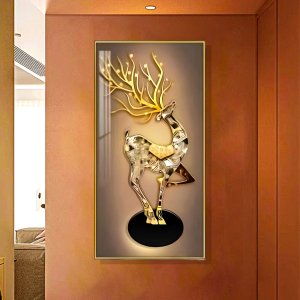 Crystal porcelain painting