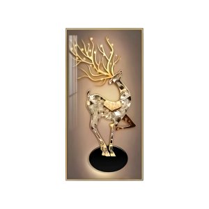 Crystal porcelain painting