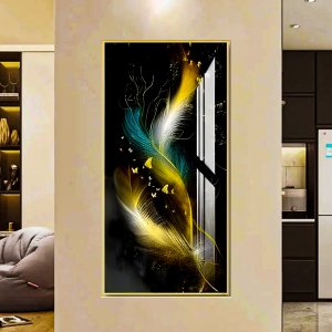 Crystal porcelain painting