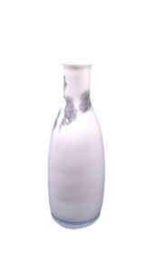 white bottle vase
