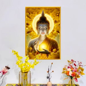 Crystal porcelain painting