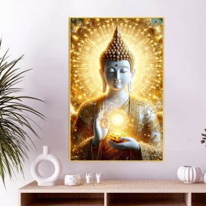 Crystal porcelain painting