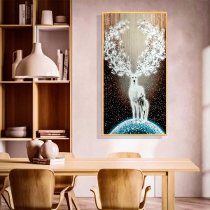 Crystal porcelain painting