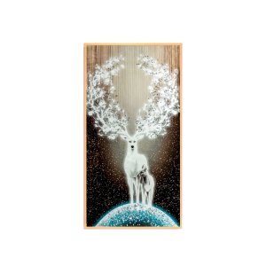 Crystal porcelain painting