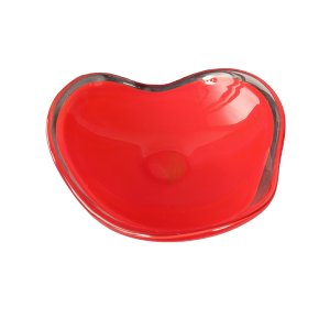 ART glass bowl FLAME ORA