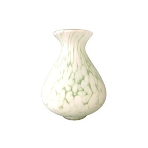 Blown glass art vase