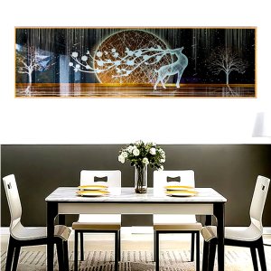 Crystal porcelain painting