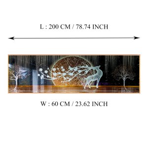 Crystal porcelain painting