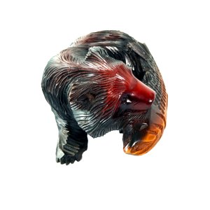 Japanese Wooden Carved Ainu Bear