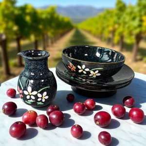 Ceramic Pottery  Serving Set