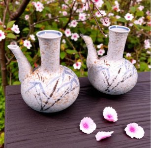 Japanese Pottery Sake Kettle