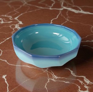 Vintage  Blue  Large Bowl