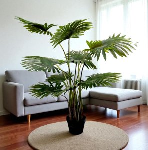 Palm Tree in Plastic Pot