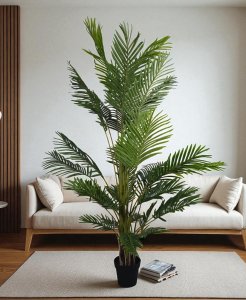 Palm Tree in Plastic Pot