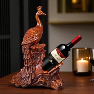 Peacock Wine Holder