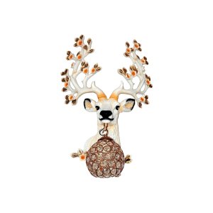 Deer Head Wall Mounted Antique Decorative Wall Scone Light Lamp